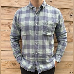 Faherty - Reversible Shirt - Coastal Hills Plaid - size L - new w/o tags